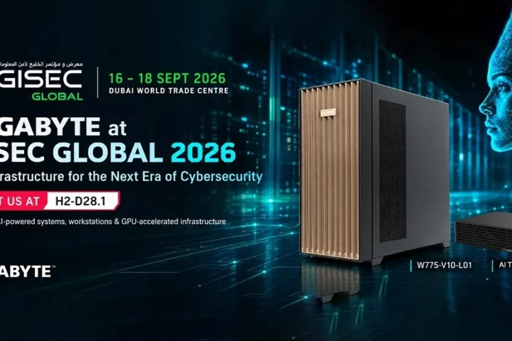 GIGABYTE presents personal AI supercomputers at GISEC Global 2026.