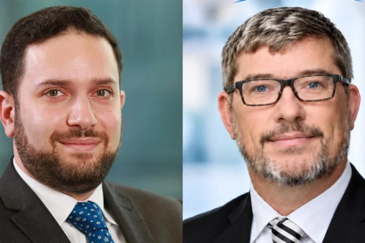 (L-R) Hadi Allawi, Partner and Global Employer Services Leader at Deloitte Middle East and Martin McGuigan, Deloitte Middle East’s new Reward Leader,.