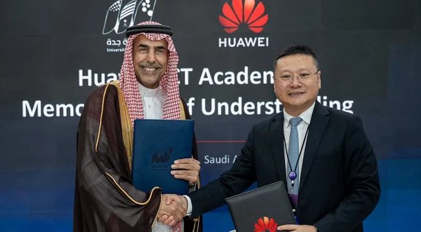 New Huawei ICT Academy agreements signed at LEAP 2026 in Saudi Arabia.