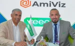(L-R) Ramkumar Balakrishnan, CEO of AmiViz and Charbel Zreiby, Channel Director for EMEA East at Veeam.