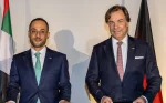 (L-R) Sultan Alowais, Vice President – International Execution at Khazna Data Centers and Helmut von Struve, Chief Executive Officer of Siemens Middle East and UAE.