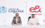 (L-R) Tarek Jundi, CEO, Ankabut and Abdulla Ebrahim Al Ahmed, Chief Government & VVIP Relations Officer, e& UAE.