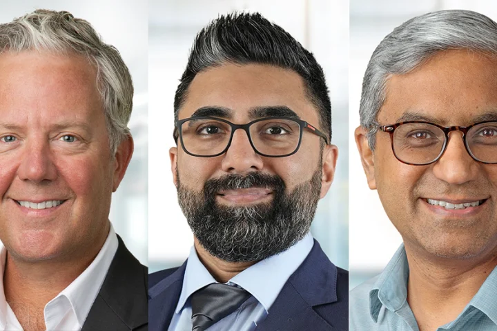 (L-R) Cullen Childress, Interim CEO and Chief Product Officer at SolarWinds | Abdul Rehman Tariq Butt - SolarWinds | Krishna Sai, CTO at SolarWinds.