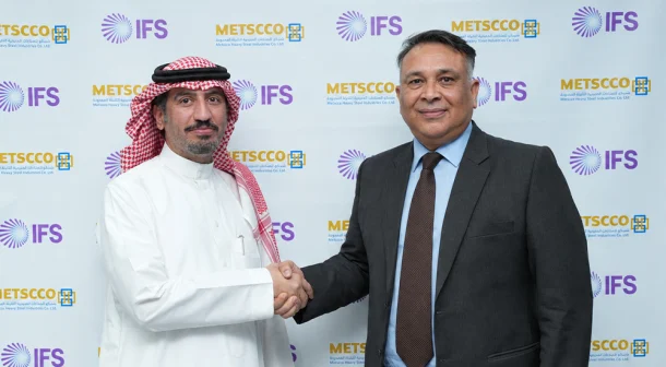 (L-R) Eng Abdullah Al Sabhan, CEO and Vice Chairman at METSCCO and Rahul Misra, SVP MD, MEA, IFS.