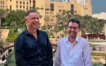 (L-R) Ian Hainey, co-founder and marketing lead, FlareFalcon.ai and Brad Standish, co-founder and technical lead FlareFalcon.ai