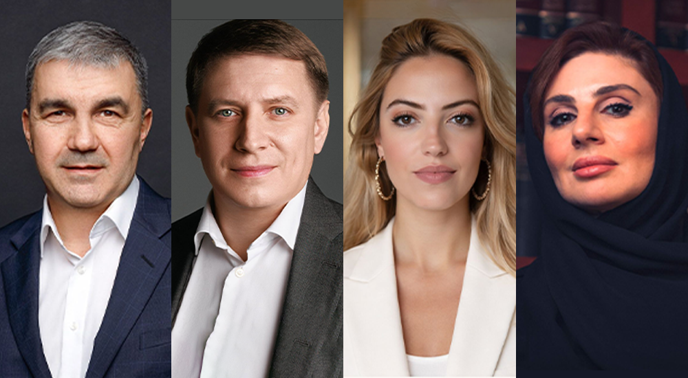 (L-R) Alexander Ilduganov, Co-founder and General Partner of Legaline Platform | Dmitry Grinik, Founder and CEO of Legaline Platform | Jessica Zakhour, Founding Partner & Regional Director, Legaline Platform | Jouslin Khairallah, Founder and Managing Director of KH Legal and Founding Member of Legaline Platform