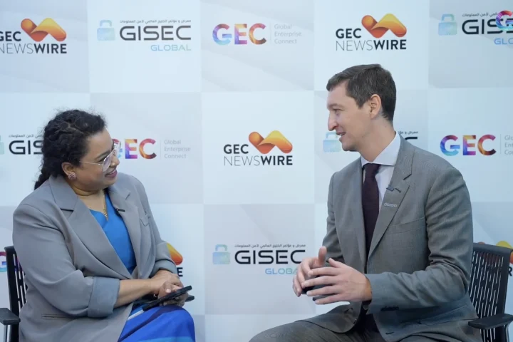 (L-R) Sindhu V Kashyap, Editor, GEC Media and Standfirst: Dmitry Volkov, CEO of Group-IB, told , at GISEC.