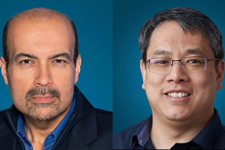 (L-R) Vishal Rao, CEO at Trellix and Alex Au Yeung, Chief Product Officer, Trellix.